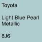 Preview: Toyota, Light Blue Pearl Metallic, 8J6.